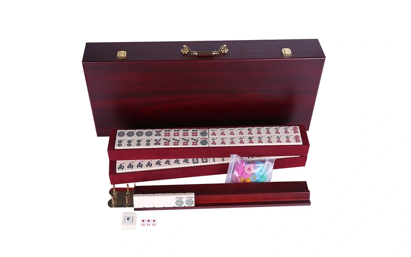 166 Packs Outdoor Arabic Numbers Mahjong Set