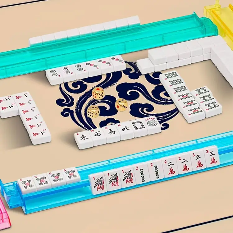 166 premium white tiles with portable metal dices 750x750