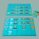 animal educational memory matching game banner 1