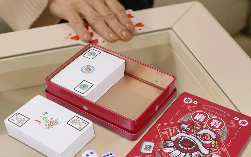 Portable Chinese Style Travel Mahjong Set