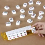 portable mahjong set with carrying bag banner 1