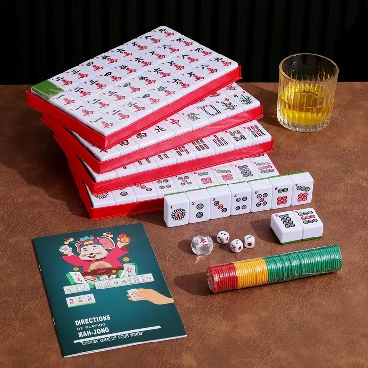 x large 146 numbered melamine chinese mahjong set 750x750